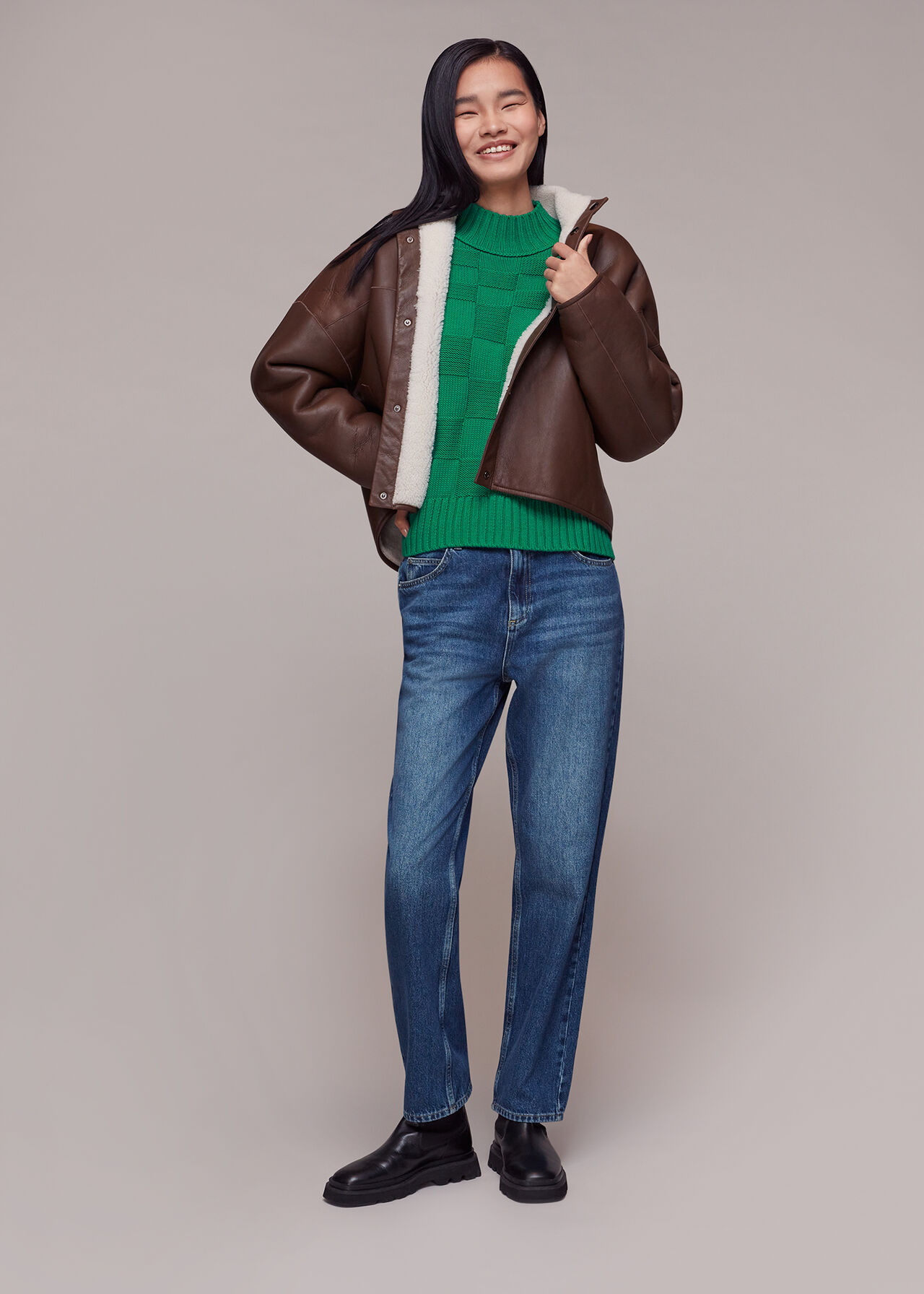 Texture Check Sweater